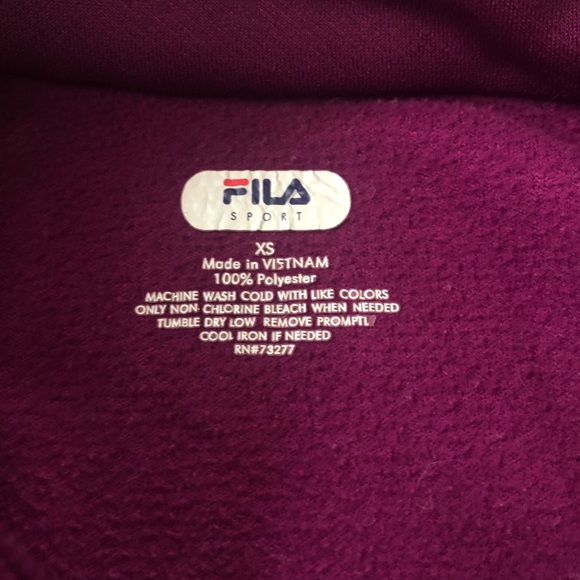 FILA zip up sweater - Picture 4 of 4